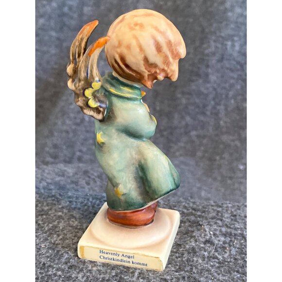VTG Goebel Hummel Figurine Heavenly Angel Holding Candle 21/0 Missing Bee TMK-6 - Picture 6 of 8